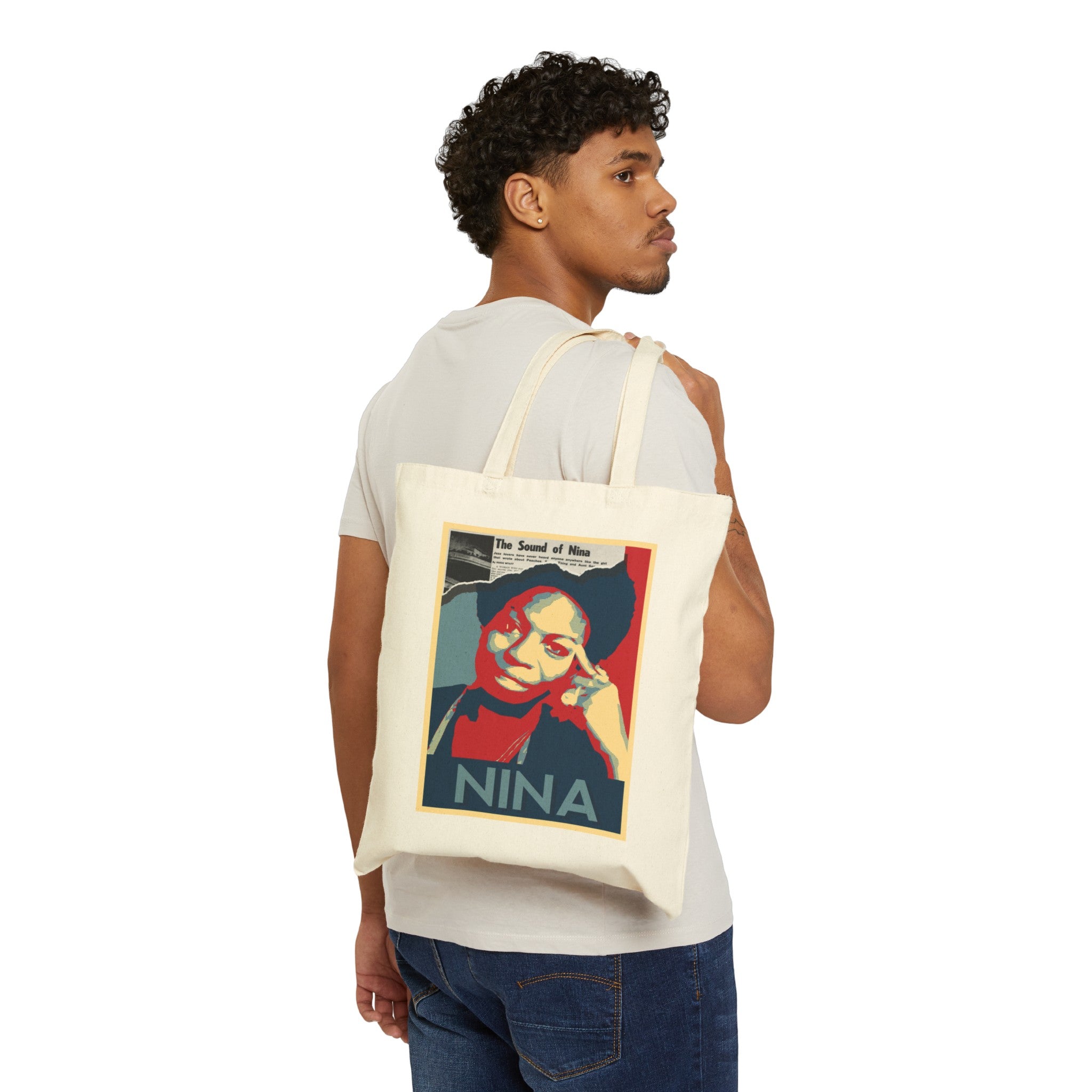 NINA SIMONE TRIBUTE- Cotton Tote Bag