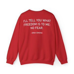 Nina Simone Tribute-Crewneck Sweatshirt