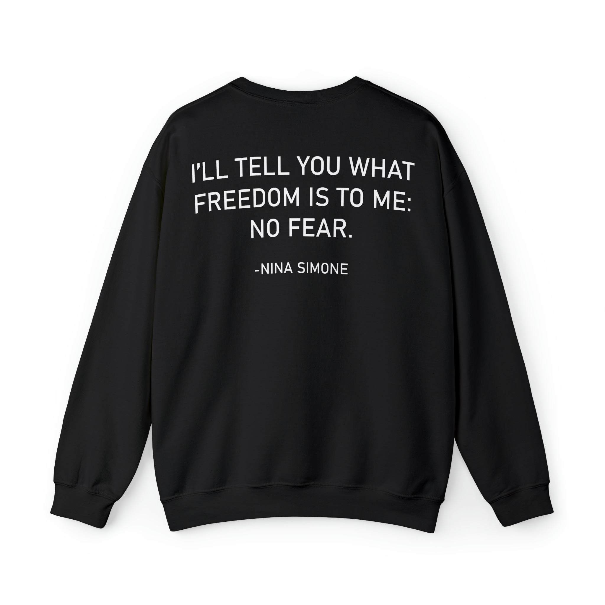 Nina Simone Tribute-Crewneck Sweatshirt