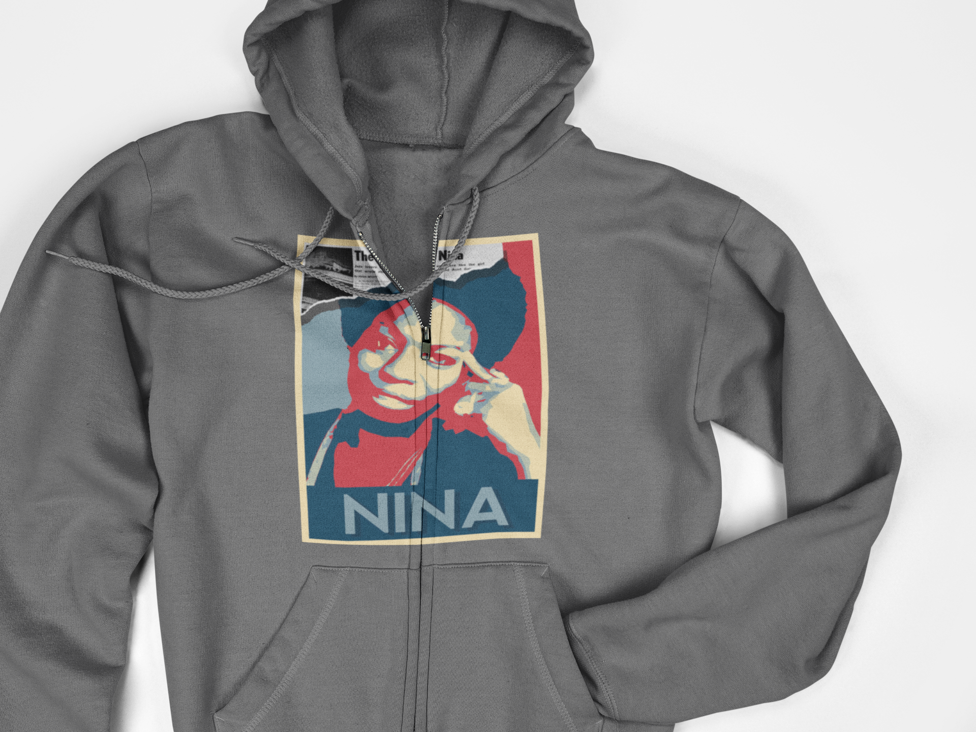 Nina Tribute- Unisex Heavy Blend Full Zip Hoodie