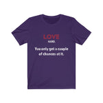 Load image into Gallery viewer, Love Hard -Unisex Jersey Short Sleeve Tee
