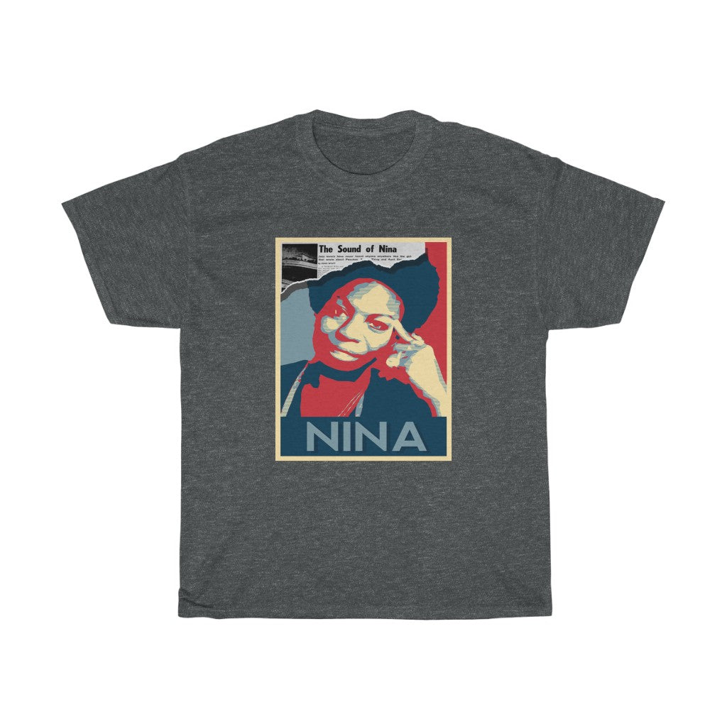 NINA SIMONE TRIBUTE- Unisex Heavy Cotton Tee