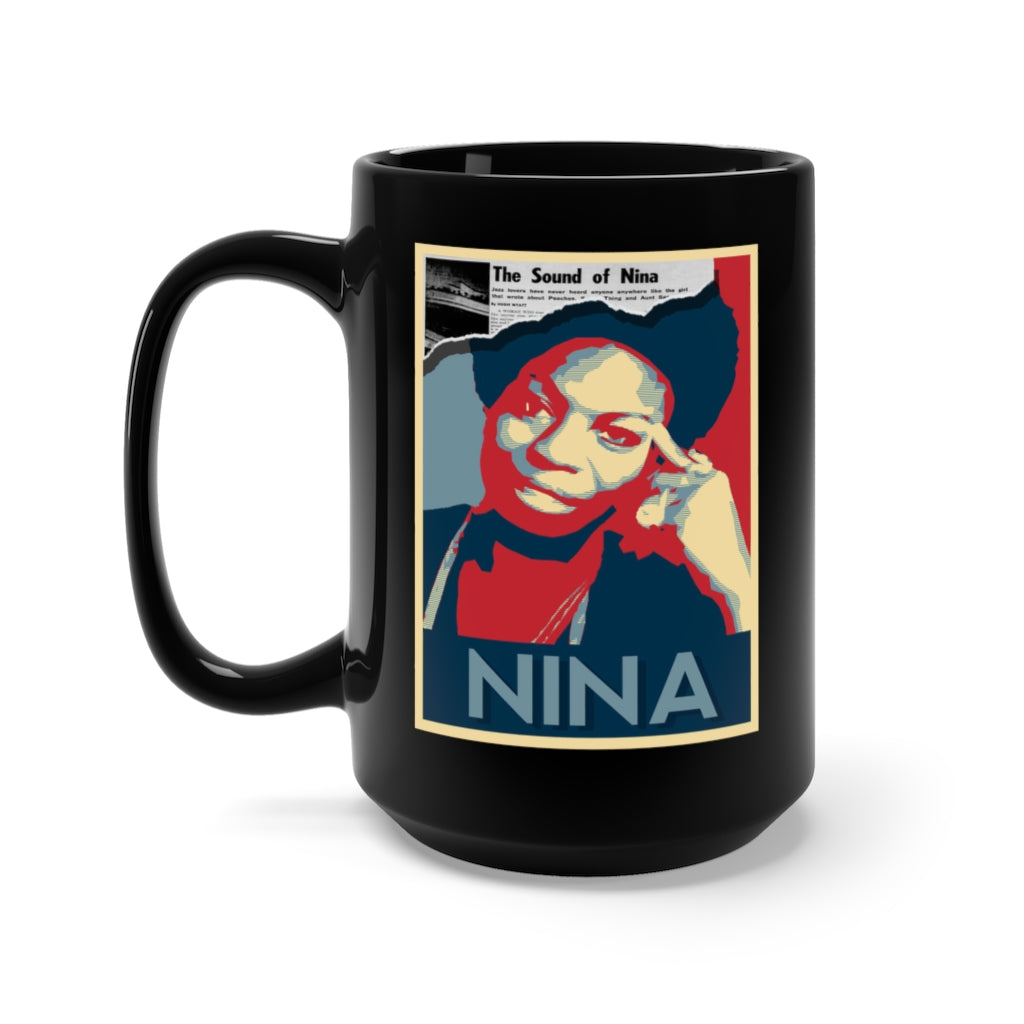 NINA SIMONE TRIBUTE- Black Mug 15oz