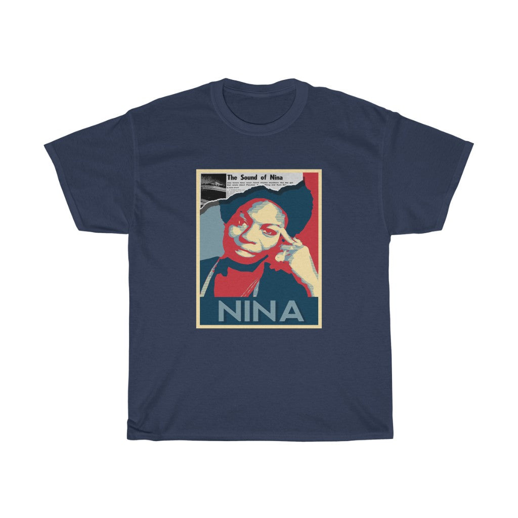 NINA SIMONE TRIBUTE- Unisex Heavy Cotton Tee