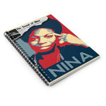 Load image into Gallery viewer, NINA SIMONE TRIBUTE- Spiral Notebook - Ruled Line
