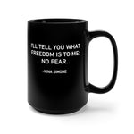 Load image into Gallery viewer, NINA SIMONE TRIBUTE- Black Mug 15oz
